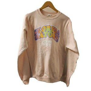 Florida Gators Sweater Womens M Pink  UF Football Sweatshirt